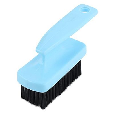 Plastic Handle Home Laundry Shoes Clothes Washing Cleaning Scrubbing Brush Blue