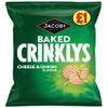 Jacobs Crinklys Cheese & Onion 1 | 105Gm x 12 view 1