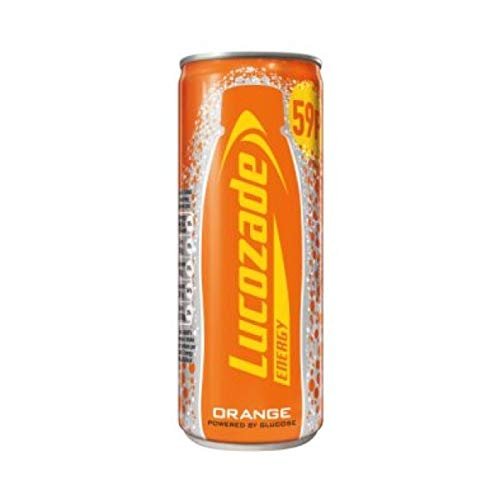 Lucozade Orange Can | 250ml x 24