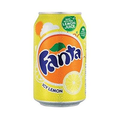 Coca-Cola Fanta Lemon Cans | 330ml x 24