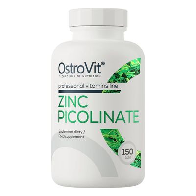 Zinc 15mg as Zinc Picolinate - ! Bulk Pack for 5 Months ! - Vegan - OstroVit - 150 Tablets