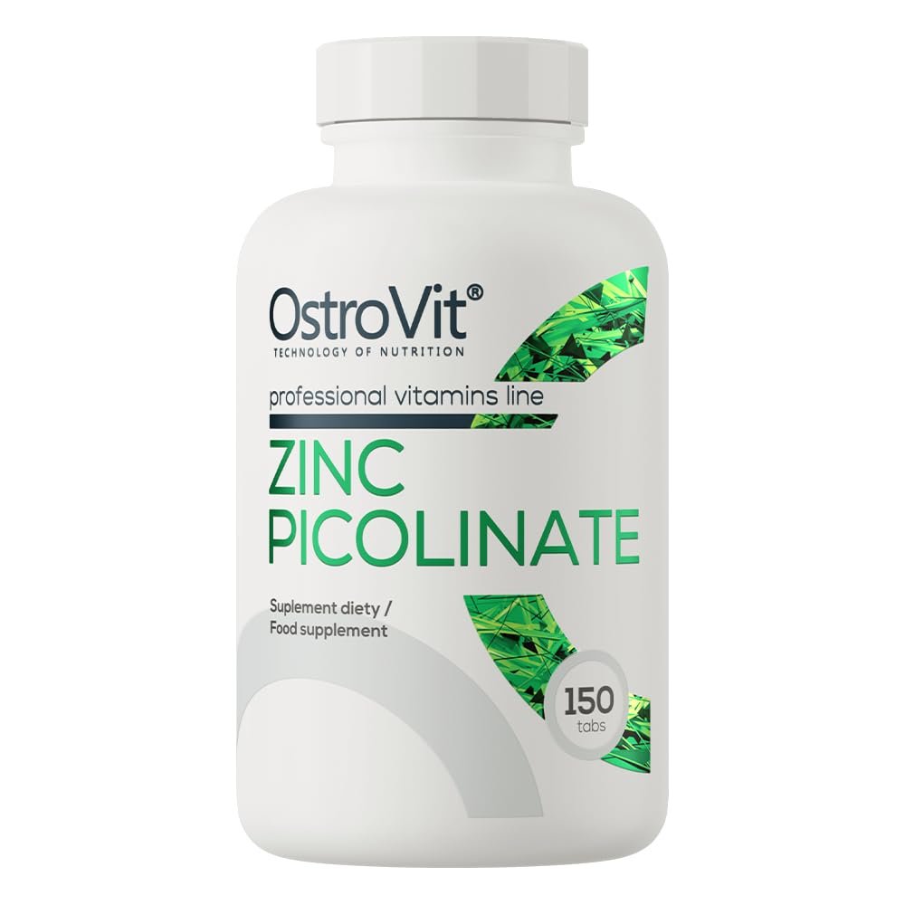Zinc 15mg as Zinc Picolinate - ! Bulk Pack for 5 Months ! - Vegan - OstroVit - 150 Tablets