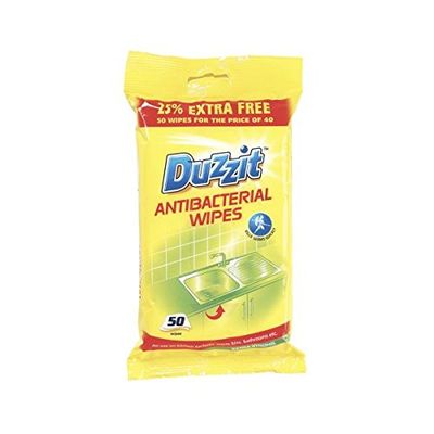 Duzzit Anti-Bacterial Wipes | 50PK x 12