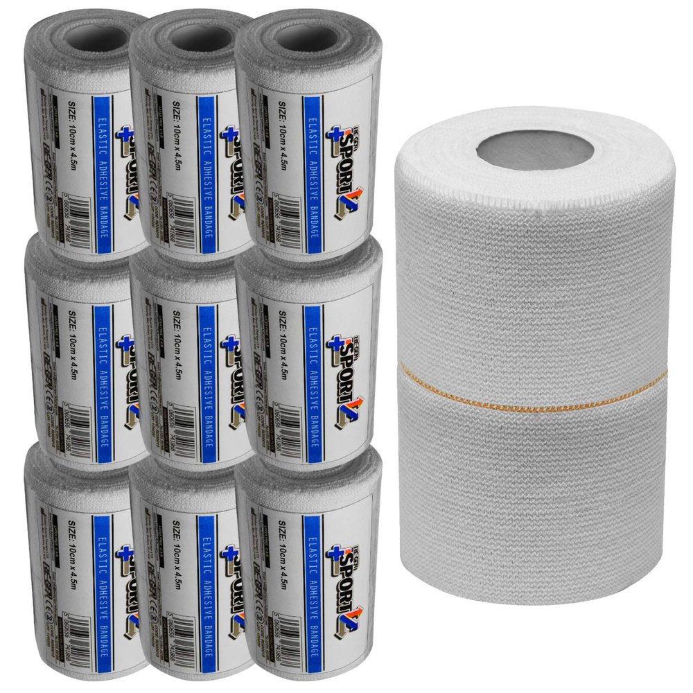 10 Piece Refill - RE-GEN Sport X-Wide 10cm Elastic Adhesive Bandage Support Tape