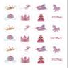 24 Princess Pink edible Wafer rice paper pre cut Cupcake Toppers Cake view 2