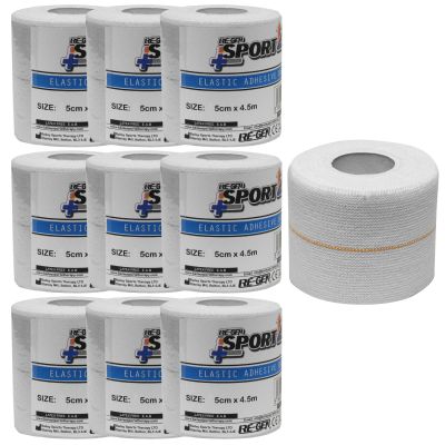 10 Piece Refill - RE-GEN Sport Elastic Adhesive Bandage Ankle Wrist EAB Tape 5cm