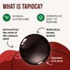 Inspire Food Original Tapioca Pearls For Bubble Drink - 1Kg | Premium Chewy Boba Balls For Boba Milk Tea, Ice Coffee, Ice Tea, Slush, Blended Fruit Drinks view 4