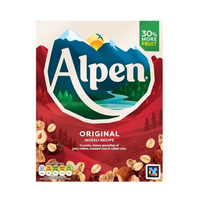 Alpen Original Muesli, Breakfast, High in Fibre, Vegetarian, Low Sugar, 550g