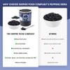 The Inspire Food Company Popping Boba Pearls for Bubble Tea - 1 KG | Blueberry | Bursting Pearls Bubble | Real Fruit Juice For Shakes, Dessert,Smoothie | 100% Vegan & Glutenfree, No Artificial Colors view 4
