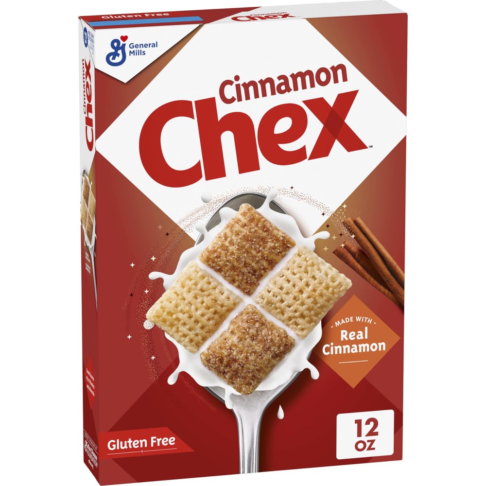 General Mills Cinnamon Chex Gluten Free Cereal 343g 12oz (1 pack)