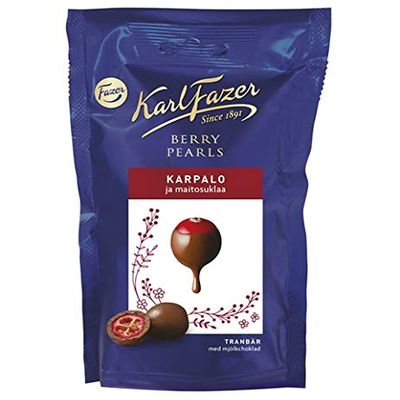 Fazer Karl Fazer Berry Pearls Cranberry Chocolate 2 Pack of 90g