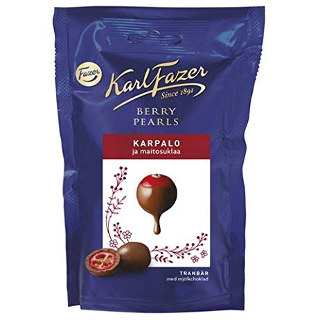 Fazer Karl Fazer Berry Pearls Cranberry Chocolate 2 Pack of 90g