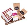 Brown and White Basket Sugarfree Gujiya (400 GMS); Diet Chiwda Pouch; Flavoured Almonds Pouch; Nachini Sev Pouch view 1