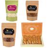 Holi Sweets Holi Healthy Hampers Best of 4- Sugarfree Gujiya (400 GMS); Diet Chiwda Pouch; Flavoured Almonds Pouch; Nachini Sev Pouch