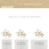 NANASUKO Modern Cursive 30th Birthday Cake Topper - thirty - Double Sided Gold Glitter - Premium Quality Made in USA - Gold view 3