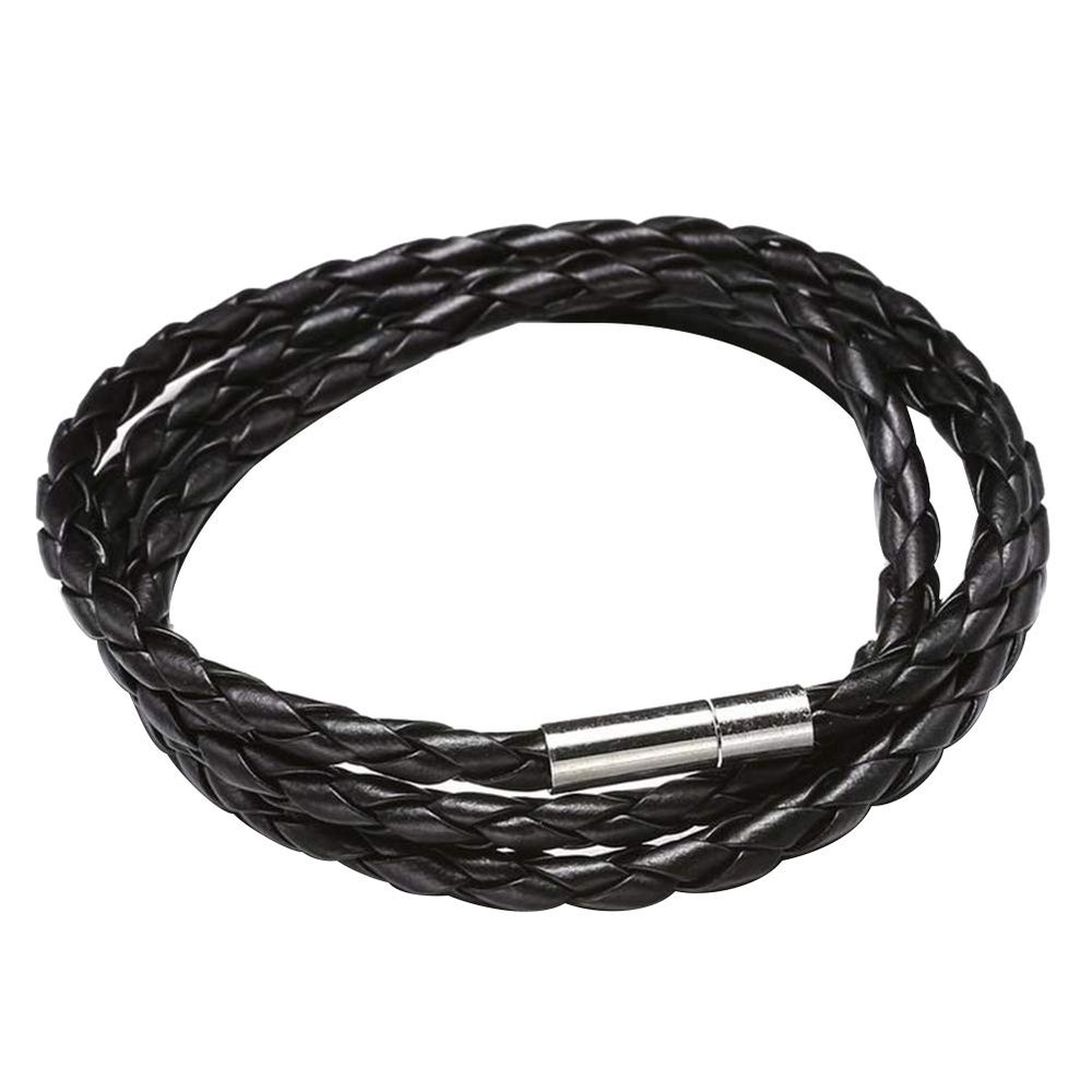 Bracelets for Women Vintage Women Men Multilayer Braided Leather Cuff Bangle Wristband Bracelet Gift
