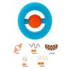 Chewigem Pocket Sized Hand Fidget & Stimming Toy - Non-Toxic, Washable, Discreet Chewable Aid for Autism, ADHD, SPD, Anxiety & Oral Motor Needs (Blue & Orange) view 3