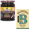 Meridian Organic Fairtrade Molasses Pure Blackstrap 350g + Billingtons Molasses Sugar 500g view 1