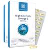 Healthspan High Strength Omega 3 1,000mg (240 Capsules) | Supports Brain, Eye & Heart Health | 120mg DHA & 170mg EPA Per Capsule | Highly Purified to Remove Toxins | Sustainably Sourced Fish Oil view 1
