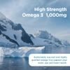 Healthspan High Strength Omega 3 1,000mg (240 Capsules) | Supports Brain, Eye & Heart Health | 120mg DHA & 170mg EPA Per Capsule | Highly Purified to Remove Toxins | Sustainably Sourced Fish Oil view 3
