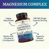 Magnesium Citrate Complex | 500 MG | High Absorption Magnesium Supplements for Calm, Relaxation, Regularity & Digestion Support with Elemental Magnesium | Gluten-Free, Soy-Free | 120 Capsules view 2