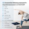 FITINDEX Wi-Fi Scale for Body Weight, Smart Scale with BMI, Body Fat, Muscle Mass, Digital, Bluetooth, Bathroom,13 Body Composition Analysis Health Monitor view 3