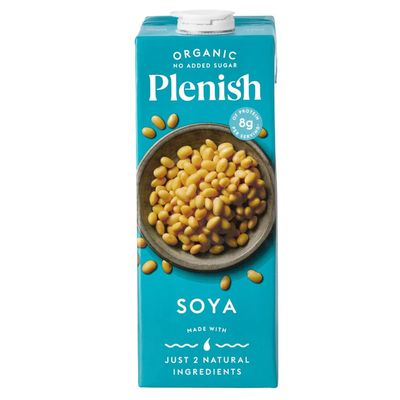 Plenish Organic Unsweetened Soya Milk (1 Litre)