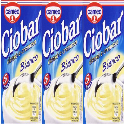 Cameo Ciobar Gusto Bianco Italian White Thick Hot Chocolate Drink (3 Packs of 5)