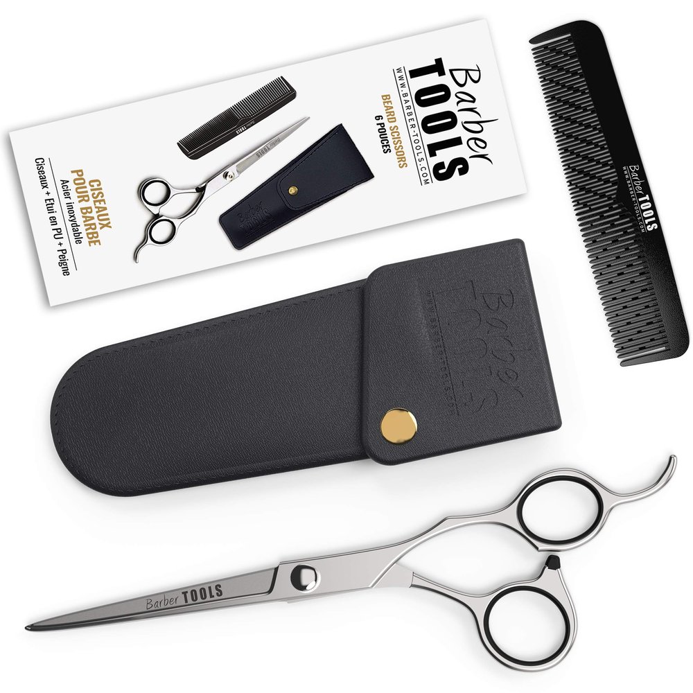  BARBER TOOLS  Professional scissors for mustache and beard