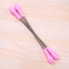 1PC Pink Facial Hair Remover Spring Threader Removal Epilator Stick Facial Hair Spring Bend Threading Tool Portable Makeup Beauty Tool Removes Hair view 4