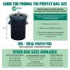 200 x 80L BioLiner Compostable Bags for Swing Bins & Dustbins (10 rolls) Food Waste Bin Liners - EN 13432 - Compostable 80L Swing-Bin Bags with Composting Guide view 3