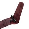Hide & Drink, Leather Safety Razor Case, Shaving Accessories, Personal Care Essentials, Handmade Includes 101 Year Warranty (Sangria) view 4