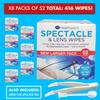 Healthpoint Glasses Wipes - 416 Individually Wrapped Lens Wipes - Also Suitable for Cameras, Binoculars & Smartphone Screens (8 Extra Value Packs of 52) Plus Contact Lens Applicator view 2