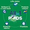 Ariel All-in-1 PODS Washing Liquid Laundry Detergent Tablets/Capsules, 108 Washes (54 x 2), Colour, Brilliant Cleaning In A Cold Wash, Protects Colours view 3