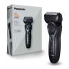 Panasonic ES-RT37-K503 Men's Minimalist Black Wet & Dry Rechargeable Electric Shaver with Flexible Rotating Head and Stainless Steel Foil Blades view 1