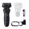 Panasonic ES-RT37-K503 Men's Minimalist Black Wet & Dry Rechargeable Electric Shaver with Flexible Rotating Head and Stainless Steel Foil Blades view 2