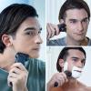 Panasonic ES-RT37-K503 Men's Minimalist Black Wet & Dry Rechargeable Electric Shaver with Flexible Rotating Head and Stainless Steel Foil Blades view 4