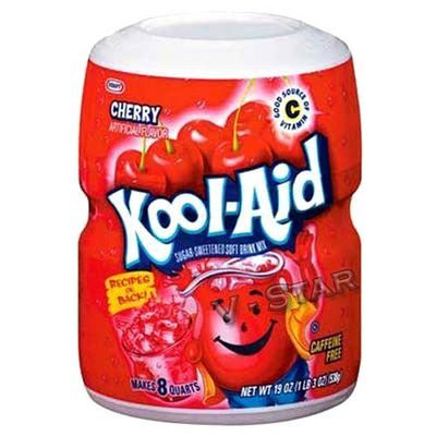 Kool AID Orange TUB Soft Drink Mix 538g - American TIN DRINGS (Cherry)
