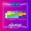Always Radiant Pads with Wings, Scented (Pack of 4) view 3