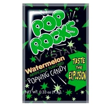 2 Pack of New POP ROCKS Flavored Real Popping Candy Taste The Explosion Original Free USA (Watermelon)