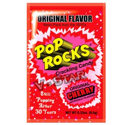 2 Pack of New POP ROCKS Flavored Real Popping Candy Taste The Explosion Original Free USA (Original Cherry)