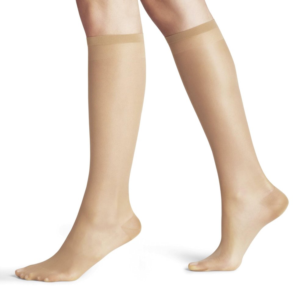 FALKE Women's Vitalize 20 DEN W Kh Sheer With Compression 1 Pair Knee-High Socks, Skin colour Cocoon 4059, 2.5-5