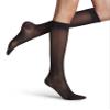 FALKE Women's Energize 30 DEN W Kh Sheer With Compression 1 Pair Knee-High Socks, Black 3009, 5.5-6.5 view 3