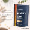 Vitamin A Supplement 10,000iu | 365 Count (1 Year Supply) | High Strength Vitamin A 3000ug as Retinyl Palmitate | Tablet Alternative for Adults | by Horbaach view 2