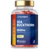 Sea Buckthorn Oil Capsules 9600mg | High Strength Vegan Supplement | Source of Omega 7 Essential Fatty Acids | 60 Count | by Horbaach view 1