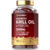 Antarctic Krill Oil Capsules 2000mg | 120 Softgels | High Strength Blend with Fish Oil, Astaxanthin, Phospholipids, EPA and DHA | by Horbaach view 1