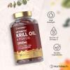 Antarctic Krill Oil Capsules 2000mg | 120 Softgels | High Strength Blend with Fish Oil, Astaxanthin, Phospholipids, EPA and DHA | by Horbaach view 4