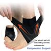 1 Pair Ankle Support Breathable Neoprene Compression Ankle Brace for Men and Women, Elastic Sprain Foot Sleeve for Sports Protect, Arthritis, Plantar Fasciitis view 2
