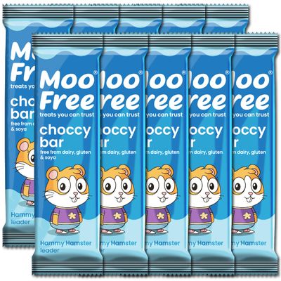 10 x Moo Free Dairy Free & Vegan Milk Chocolate Bars (20g)