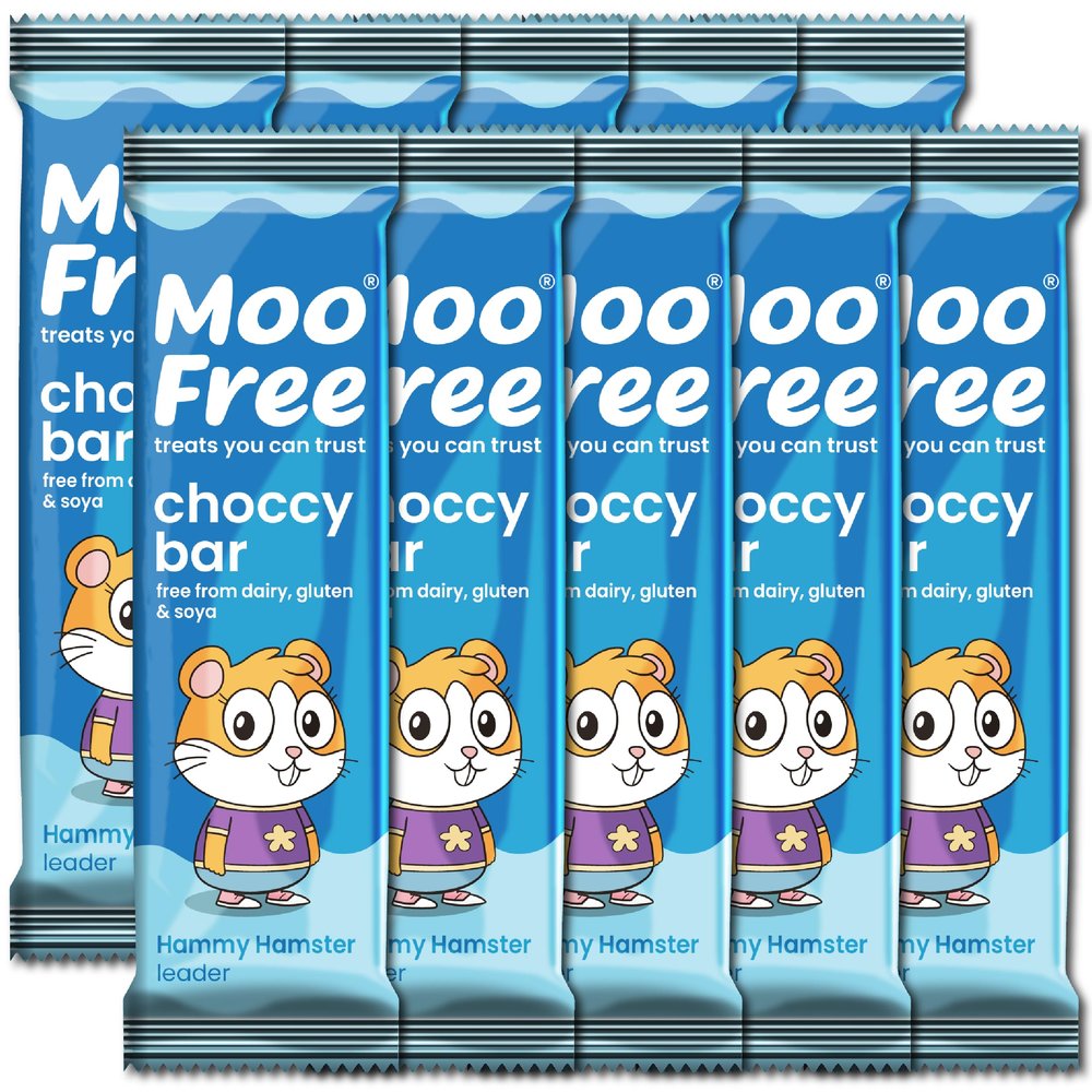 10 x Moo Free Dairy Free & Vegan Milk Chocolate Bars (20g)